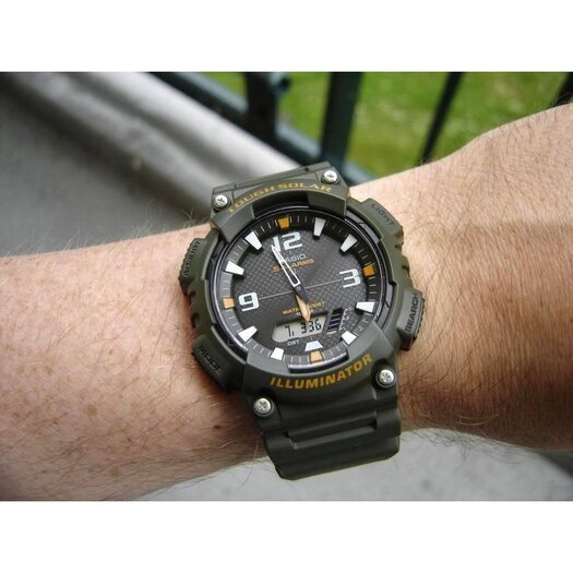 Laikrodis vyrams CASIO AQ-S810W-3AV (zd044k) - SOLAR POWERED + BOX