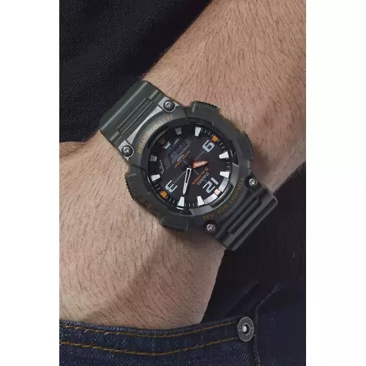Laikrodis vyrams CASIO AQ-S810W-3AV (zd044k) - SOLAR POWERED + BOX