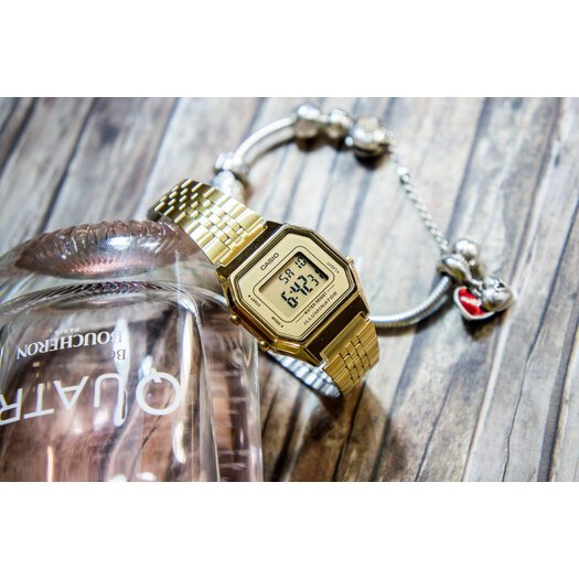 Laikrodis moterims CASIO VINTAGE LA680WGA-9D + BOX