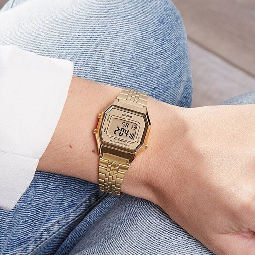 Laikrodis moterims CASIO VINTAGE LA680WGA-9D + BOX