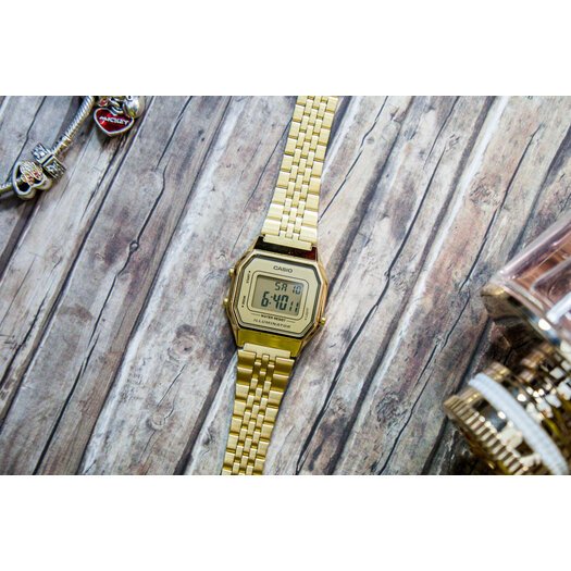 Laikrodis moterims CASIO VINTAGE LA680WGA-9D + BOX