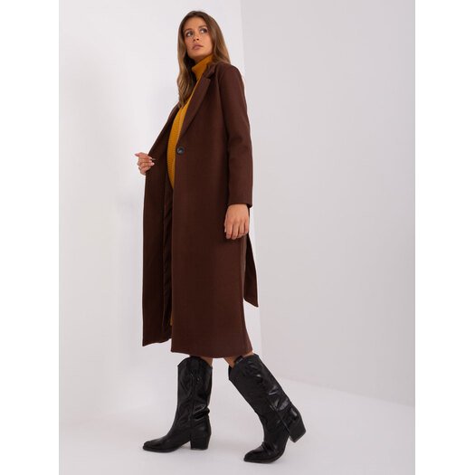 Płaszcz-TW-PL-BI-5312-1.31-ciemny brązowy 7