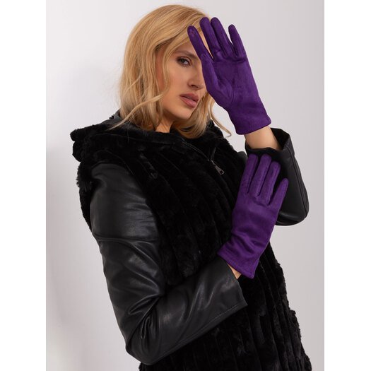 Pirštinės-AT-RK-2370.96-tamsiai violetinė