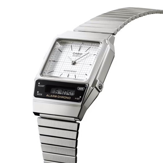 Laikrodis UNISEX CASIO Vintage Dual Time AQ-800E-7A + BOX