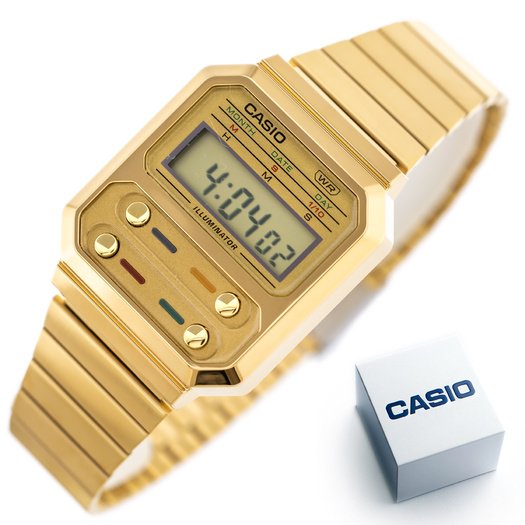 Laikrodis vyrams Casio Retro Vintage A100WEG-9AEF