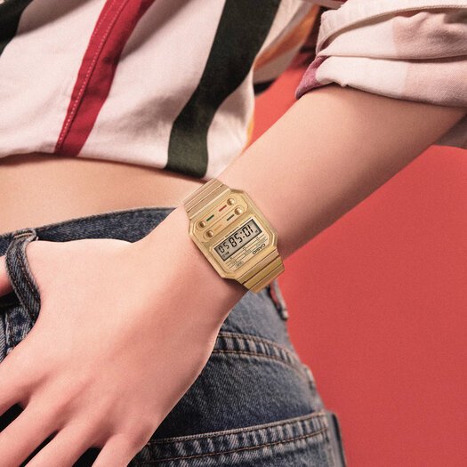 Laikrodis vyrams Casio Retro Vintage A100WEG-9AEF