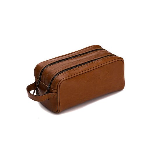 Elegant leather men's beauty bag SOLIER SZETLAND