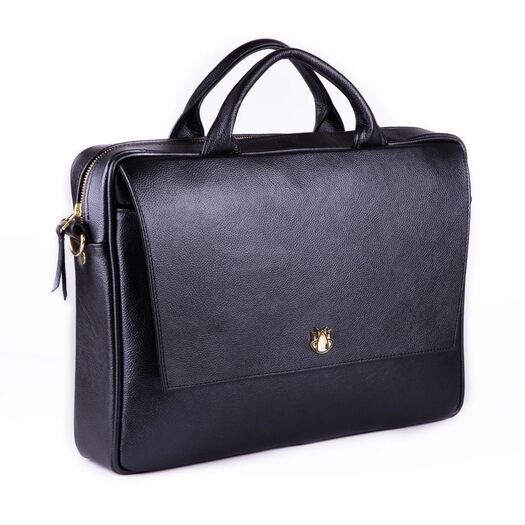 Genuine leather woman s laptop bag FL14 Rimini black