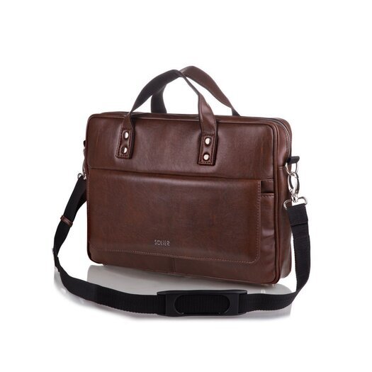 MEN'S SHOULDER BAG SOLIER S32 WESTPORT BROWN VINTAGE