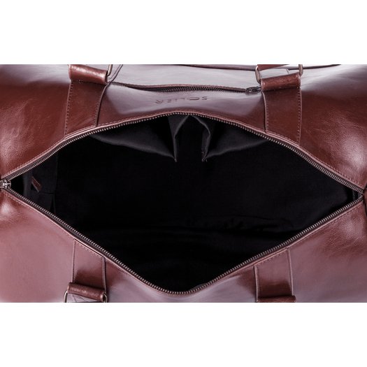 Vyriškas odinis laisvalaikio krepšys SL19 BRANDON - Vintažinė Ruda