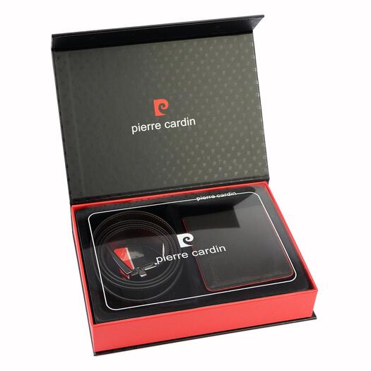 Dovanų rinkinys vyrams - PINIGINĖ IR DIRŽAS Pierre Cardin ZG-78