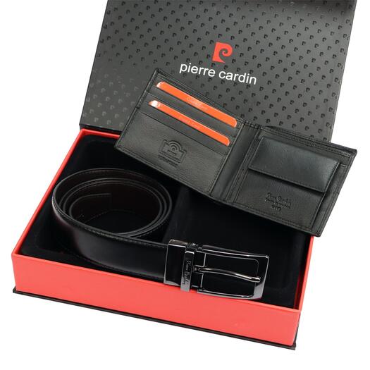 Dovanų rinkinys vyrams Piniginė ir diržas Pierre Cardin ZG-EX-01