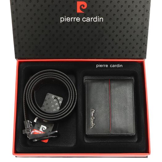 Dovanų rinkinys vyrams Piniginė ir diržas Pierre Cardin ZG-EX-01