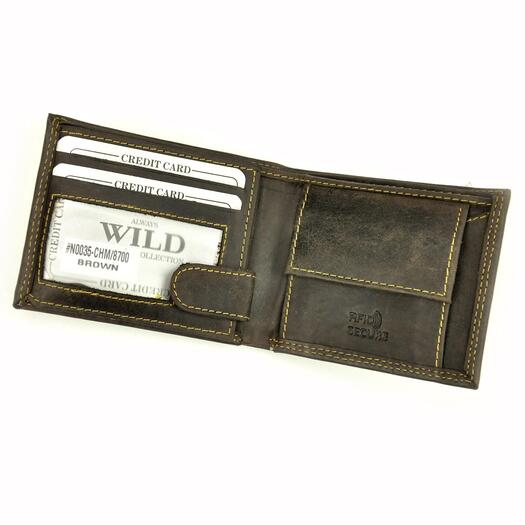 Vyriška piniginė Wild N0035-CHM RFID