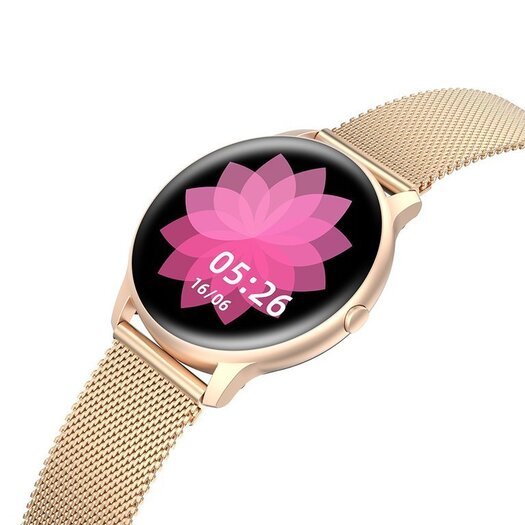 Išmanusis laikrodis SMARTWATCH G. Rossi SW015-4 rožinis auksas (zg326d)
