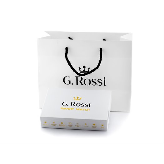 Išmanusis laikrodis SMARTWATCH G. Rossi SW015-4 rožinis auksas (zg326d)