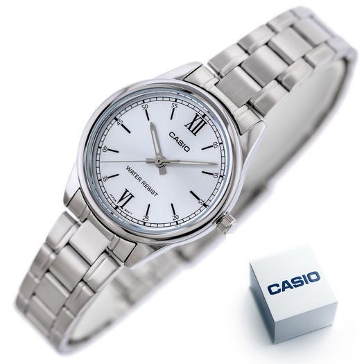 Laikrodis moterims CASIO LTP-V005D-2B3 (zd586c) + dėžutė