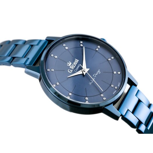Laikrodis moterims G. ROSSI - C11715B-6F1 (zg777e) blue + dėžutė