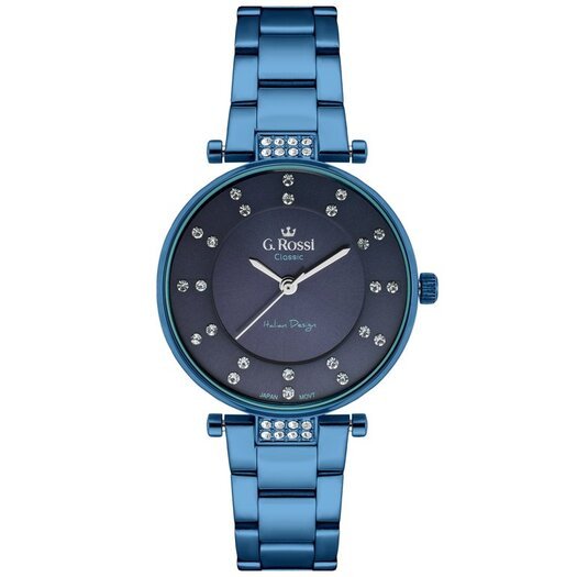 Laikrodis moterims G. ROSSI - C5131B-6F1 (zg780e) blue + dėžutė