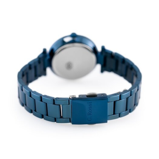 Laikrodis moterims G. ROSSI - C5131B-6F1 (zg780e) blue + dėžutė