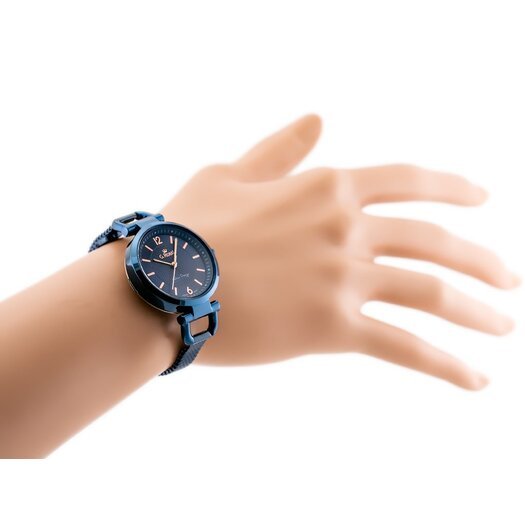 Laikrodis moterims G. ROSSI - LESTI - 3652B (zg772h) - blue + dėžutė