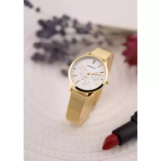 Laikrodis moterims PERFECT F372-04 (zp521b) + dėžutė