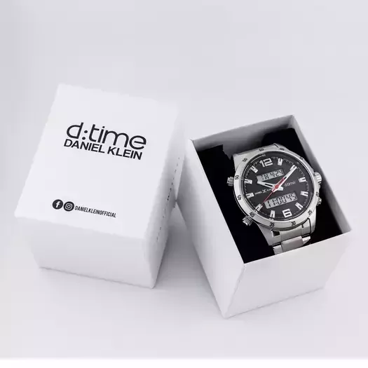 Laikrodis vyrams DANIEL KLEIN D:TIME 12408-2 (zl023b) + dėžutė