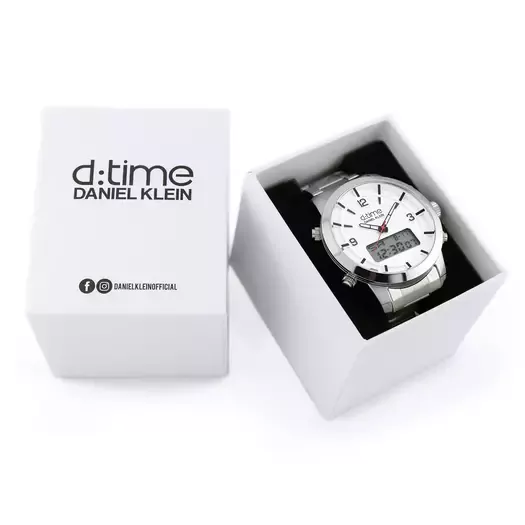 Laikrodis vyrams DANIEL KLEIN D:TIME 12641-1 (zl024a) + dėžutė