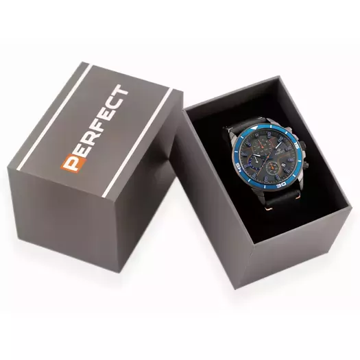 Laikrodis vyrams PERFECT CH02L - CHRONOGRAF (zp351j) + dėžutė