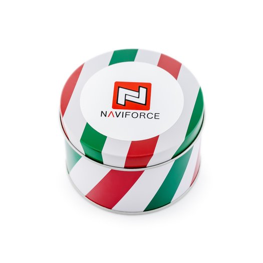 Prezentowe pudełko na zegarek - PUSZKA NAVIFORCE - tricolor 