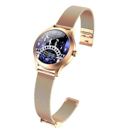 Išmanusis laikrodis G. Rossi SW014-2 rožinis auksas (zg325b)