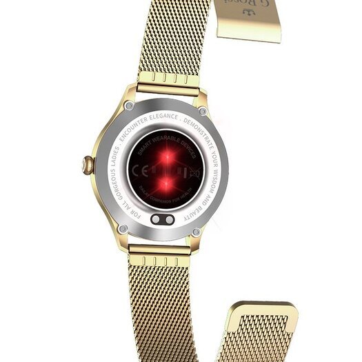 Išmanusis laikrodis G. Rossi SW014-4 auksinis (zg325d)