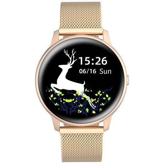 Išmanusis laikrodis SMARTWATCH G. Rossi SW015-4 rožinis auksas (zg326d)