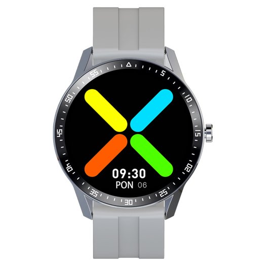 Išmanusis laikrodis SMARTWATCH G. Rossi SW018-2 sidabrinis/pilka (zg335b) 