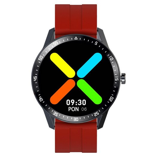 Išmanusis laikrodis  SMARTWATCH G. Rossi SW018-4 juodas/raudona (zg335d) 