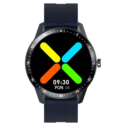 Išmanusis laikrodis SMARTWATCH G. Rossi SW018-5 juodas/mėlyna (zg335e) 