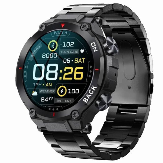 Išmanusis laikrodis vyrams GRAVITY GT8-2 - z GPS (sg017b)