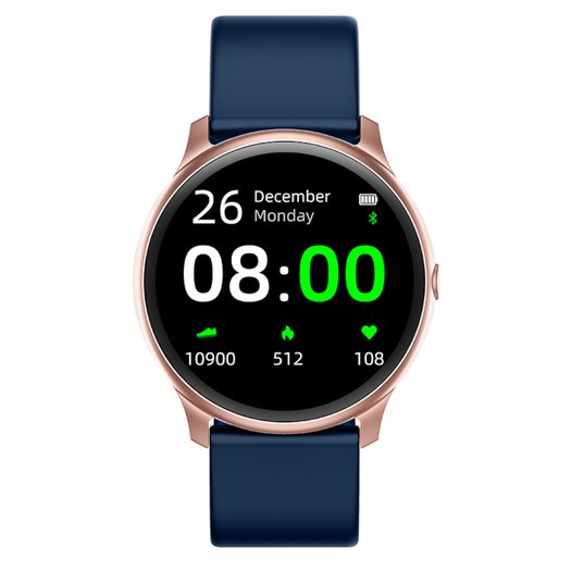 SMARTWATCH UNISEX G. Rossi r.gold/blue SW010-17 (sg005s)