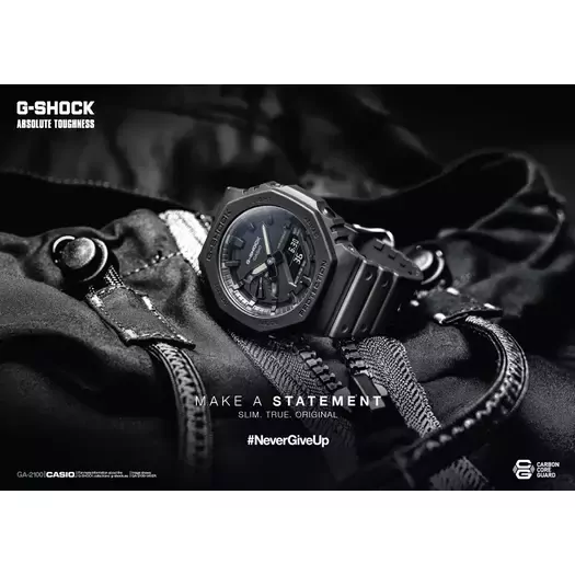 VYRIŠKAS LAIKRODIS CASIO G-SHOCK OCTAGON GA-2100-1AER (zd139a)