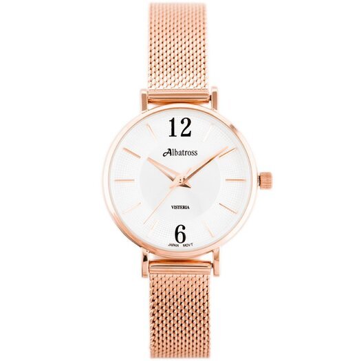ZEGAREK DAMSKI ALBATROSS ABBC16 (za543e) rose gold / silver