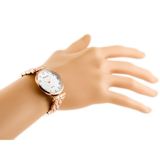 ZEGAREK DAMSKI ALBATROSS Glamour ABBB97 (za537c) rose gold/white