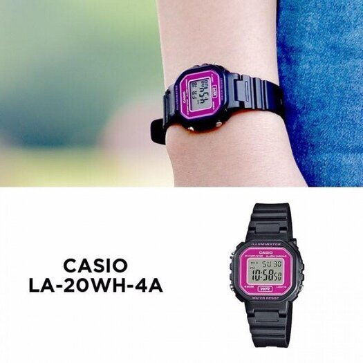 Laikrodis moterims CASIO LA-20WH-4AEF (zd596c)