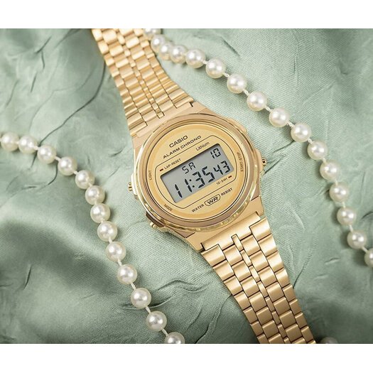 Laikrodis moterims CASIOA Vintage Iconic 171WEG-9AEF + dėžutė
