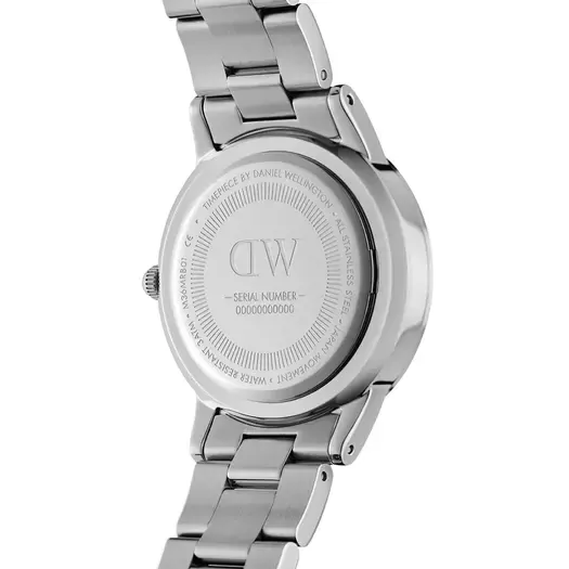 Laikrodis moterims DANIEL WELLINGTON DW00100457 Iconic Link Arctic 28mm Dark Blue (zw502c)
