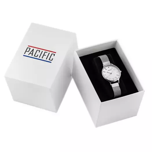 Laikrodis moterims PACIFIC X6133-01 - siatka komunia (zy728a)