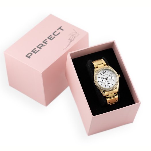 Laikrodis moterims PERFECT S358 (zp992d) + dėžutė