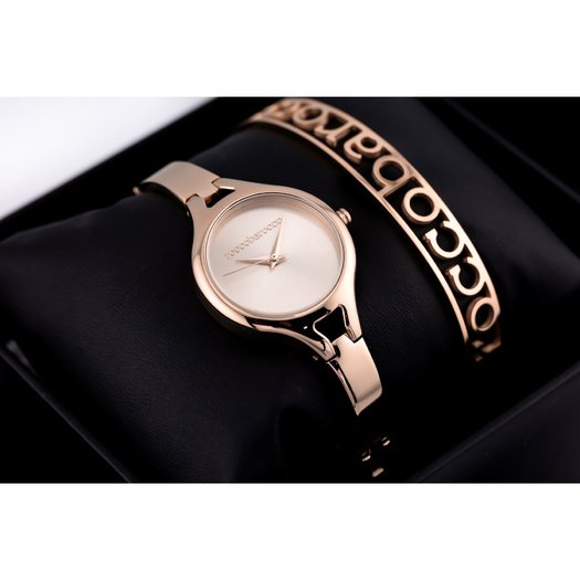 Laikrodis moterims ROCCOBAROCCO RB.2216S-04M SET + dėžutė(zo503d)