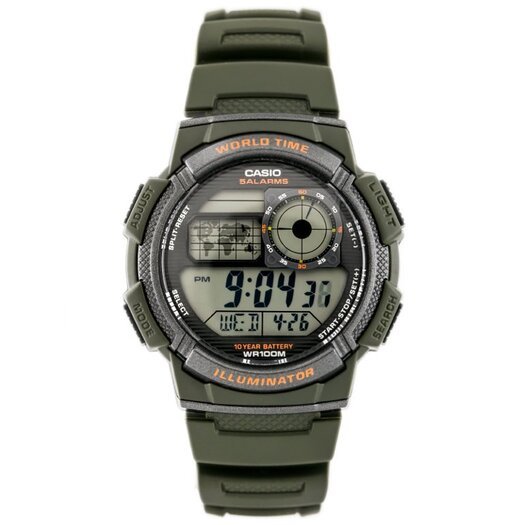 VYRIŠKAS LAIKRODIS CASIO AE-1000W 3AV (zd073b) - WORLD TIME