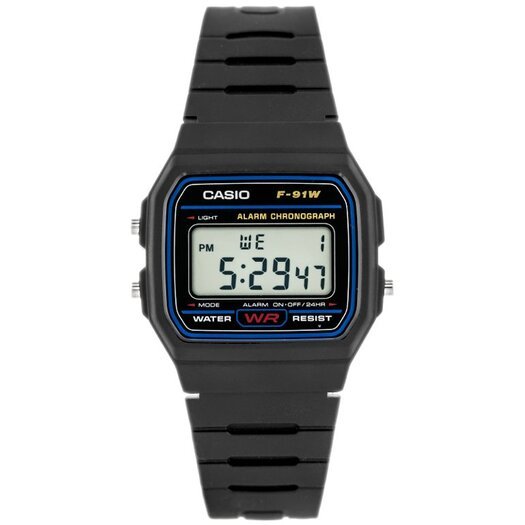 VYRIŠKAS LAIKRODIS CASIO F-91W-1YER (zd086a) - KLASYKA