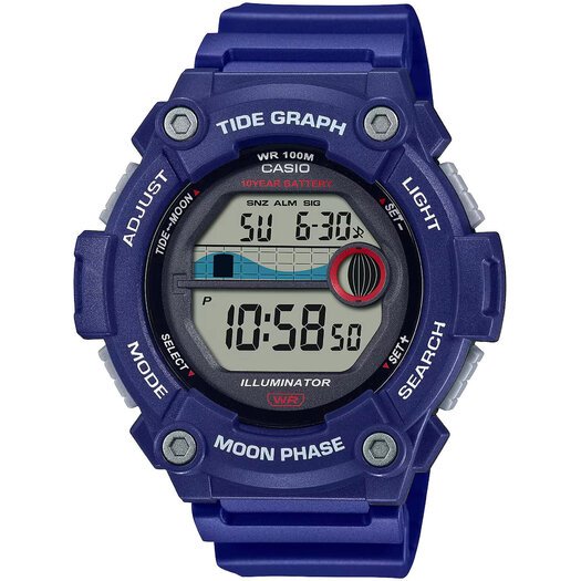ZEGAREK MĘSKI CASIO Moonphase WS-1300H-2A + BOX